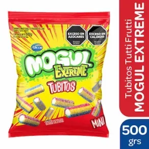 Mini Tubito Mogul Extreme Frutilla 500gr.