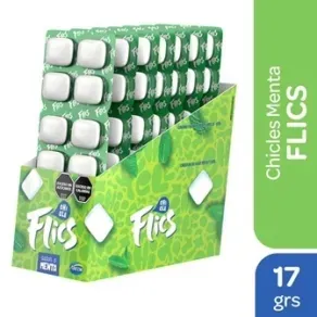 Chicle Flics Menta 17gr.
