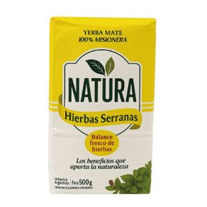 Yerba Mate Natura Hierbas y Manzanilla 500gr.